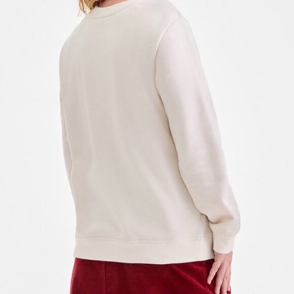 Women's Embroidery Crewneck Sweatshirt - Picture 3 of 3